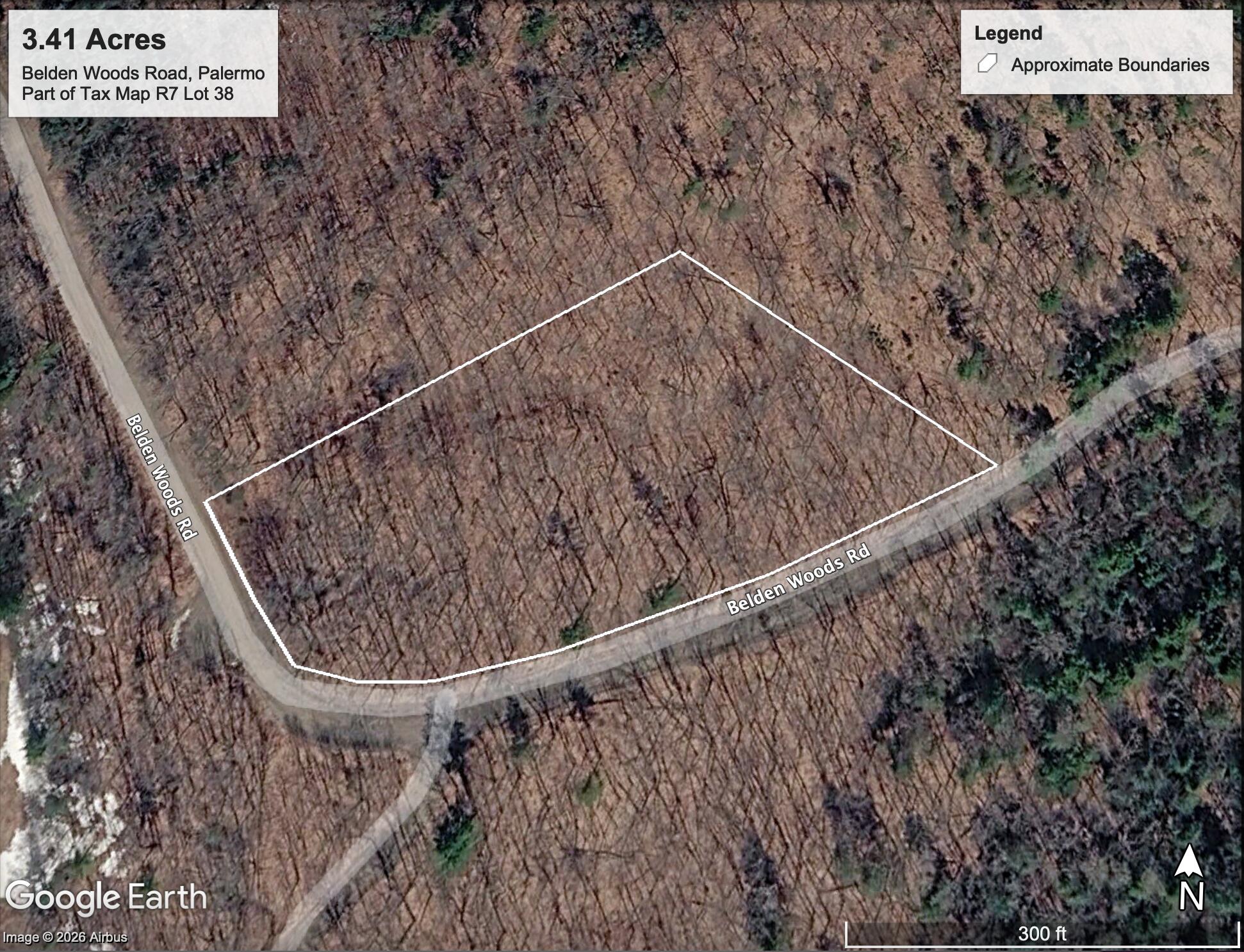 3.41 Acres Belden Woods Road Property Photo 6