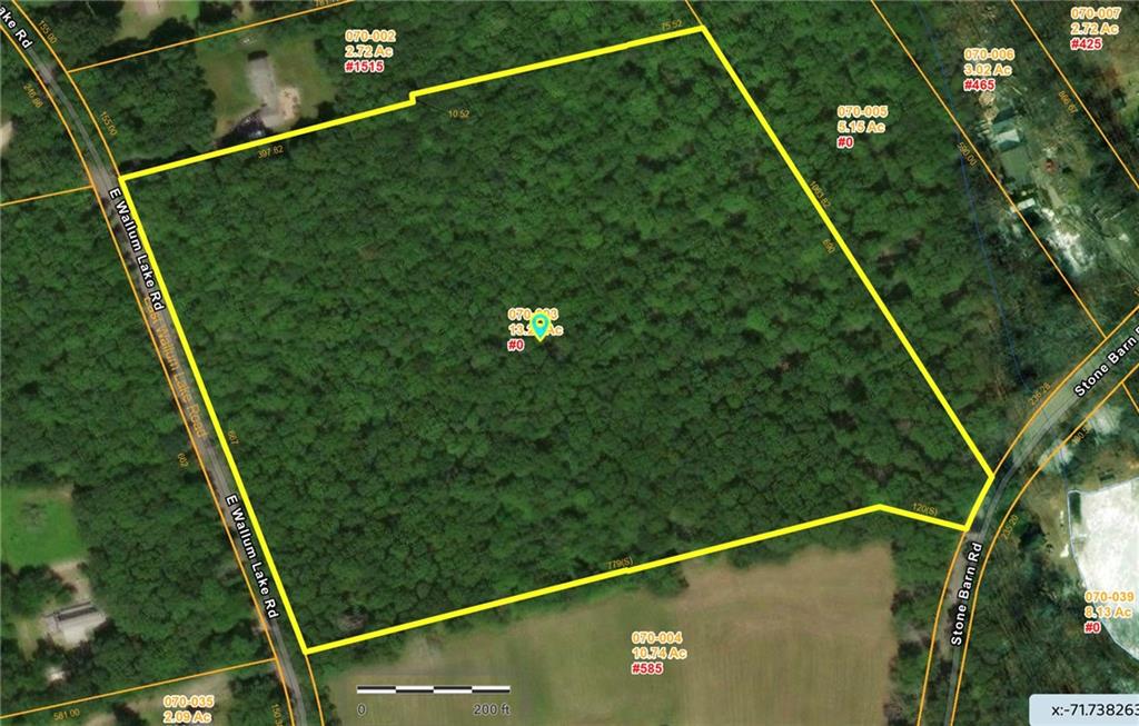 0 Lot 03 East Wallum Lake Road Property Photo 1