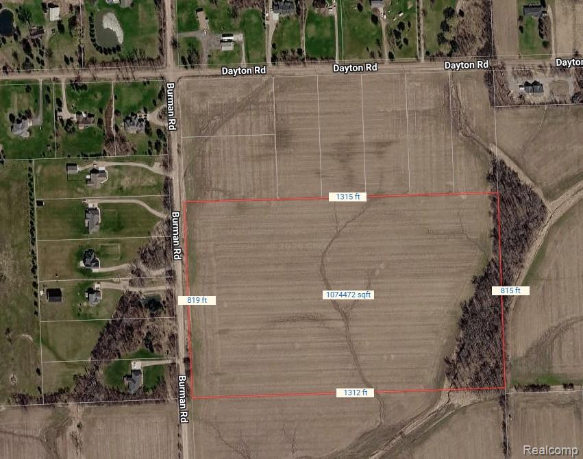 Vacant Land 25.42 Acres Burman Road Property Photo 1
