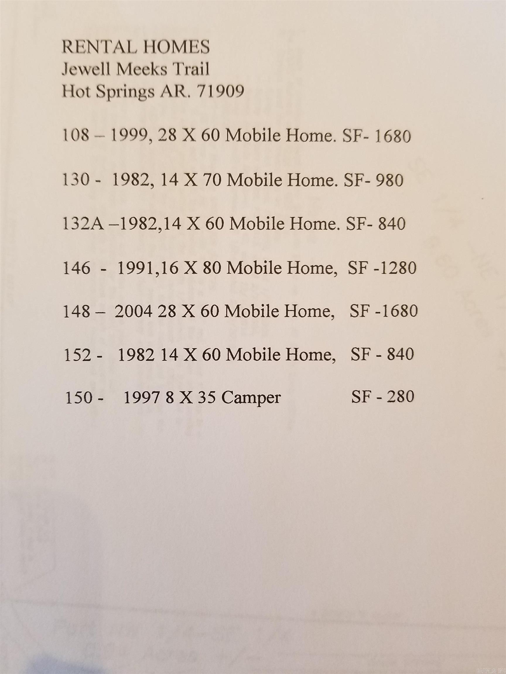 108 Thru 152 Jewel Meeks Property Photo 3