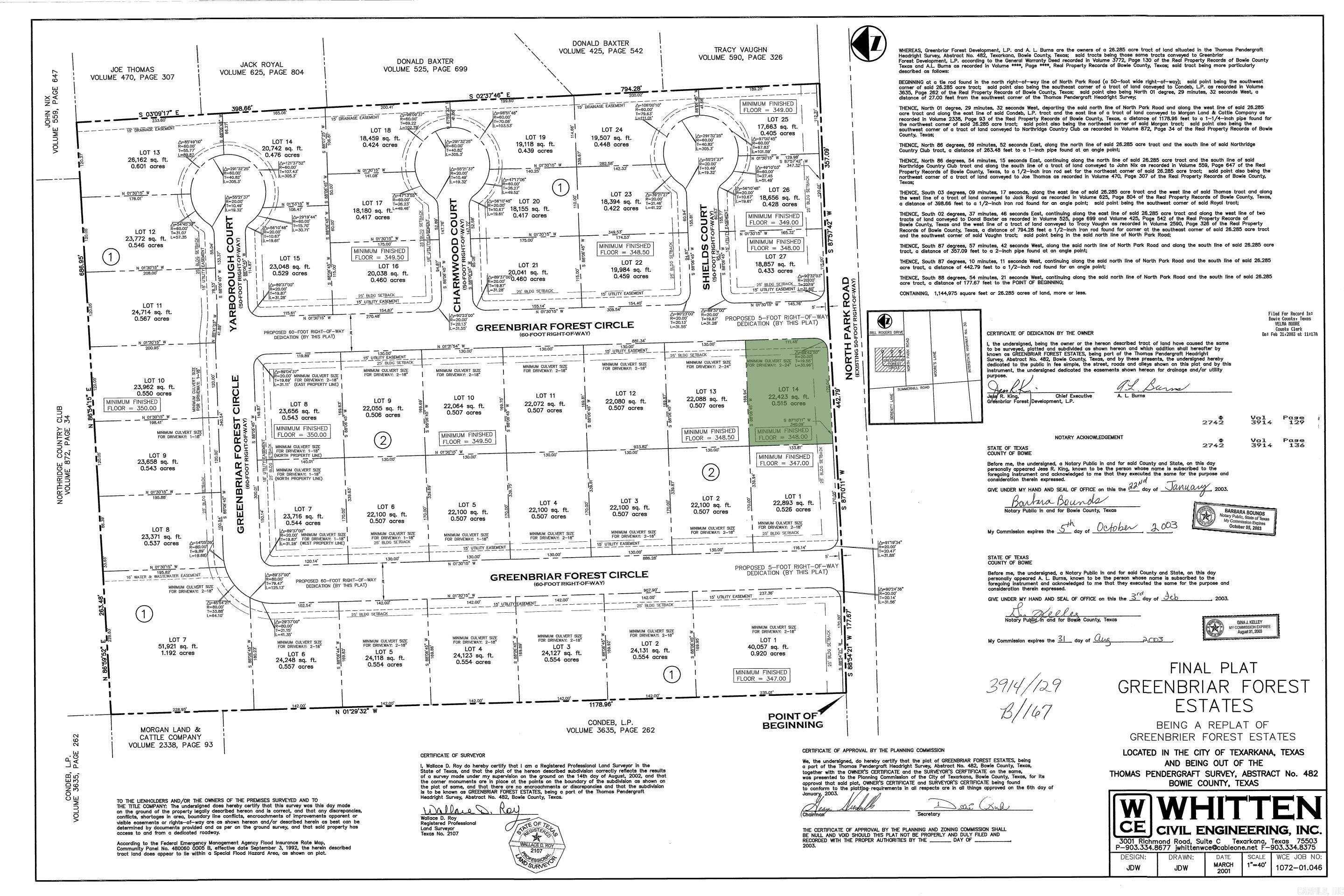 0 Greenbriar, Lot 14 Property Photo 2