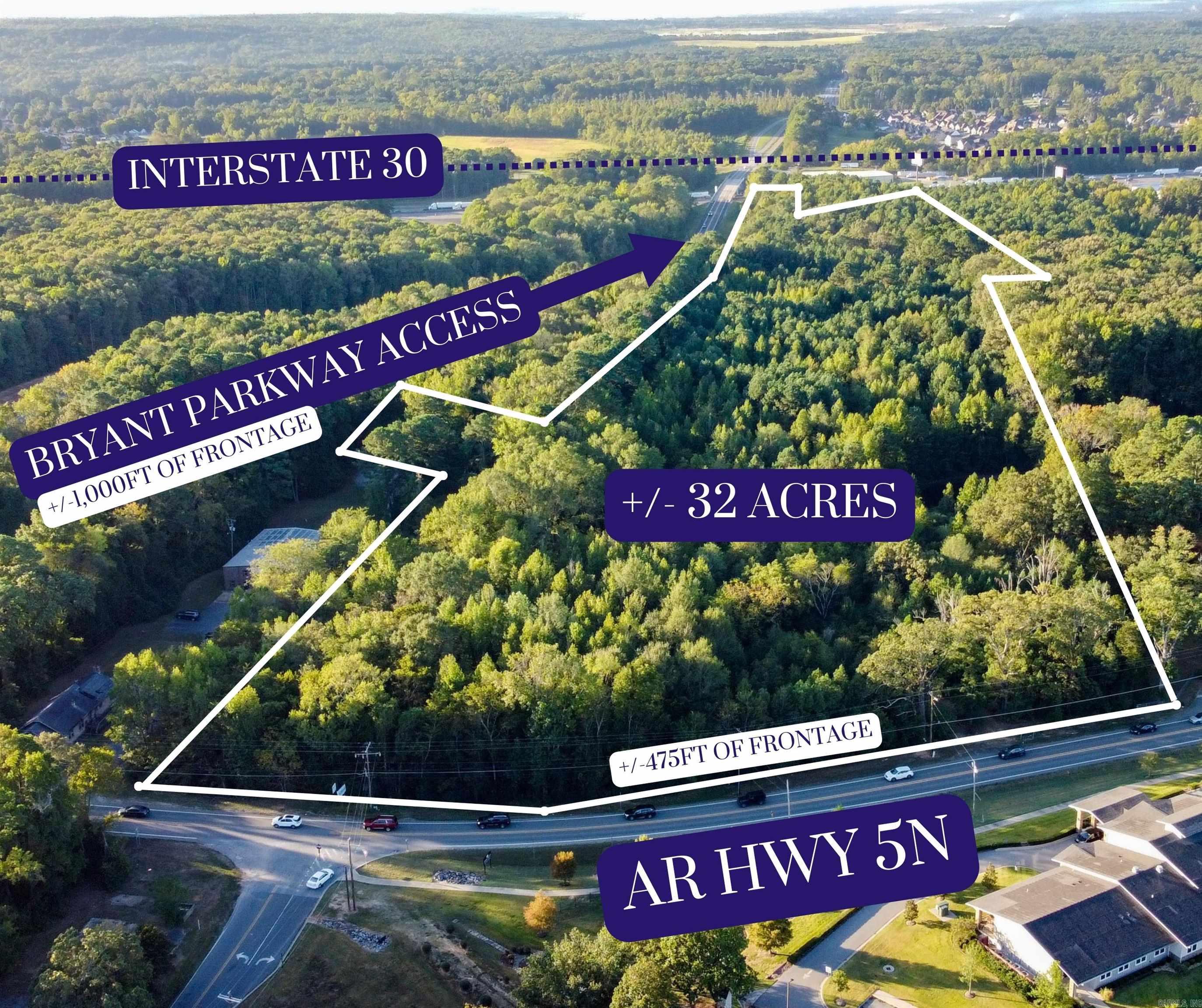 32-acres Bryant Parkway, I30 And Hwy 5 Property Photo 1