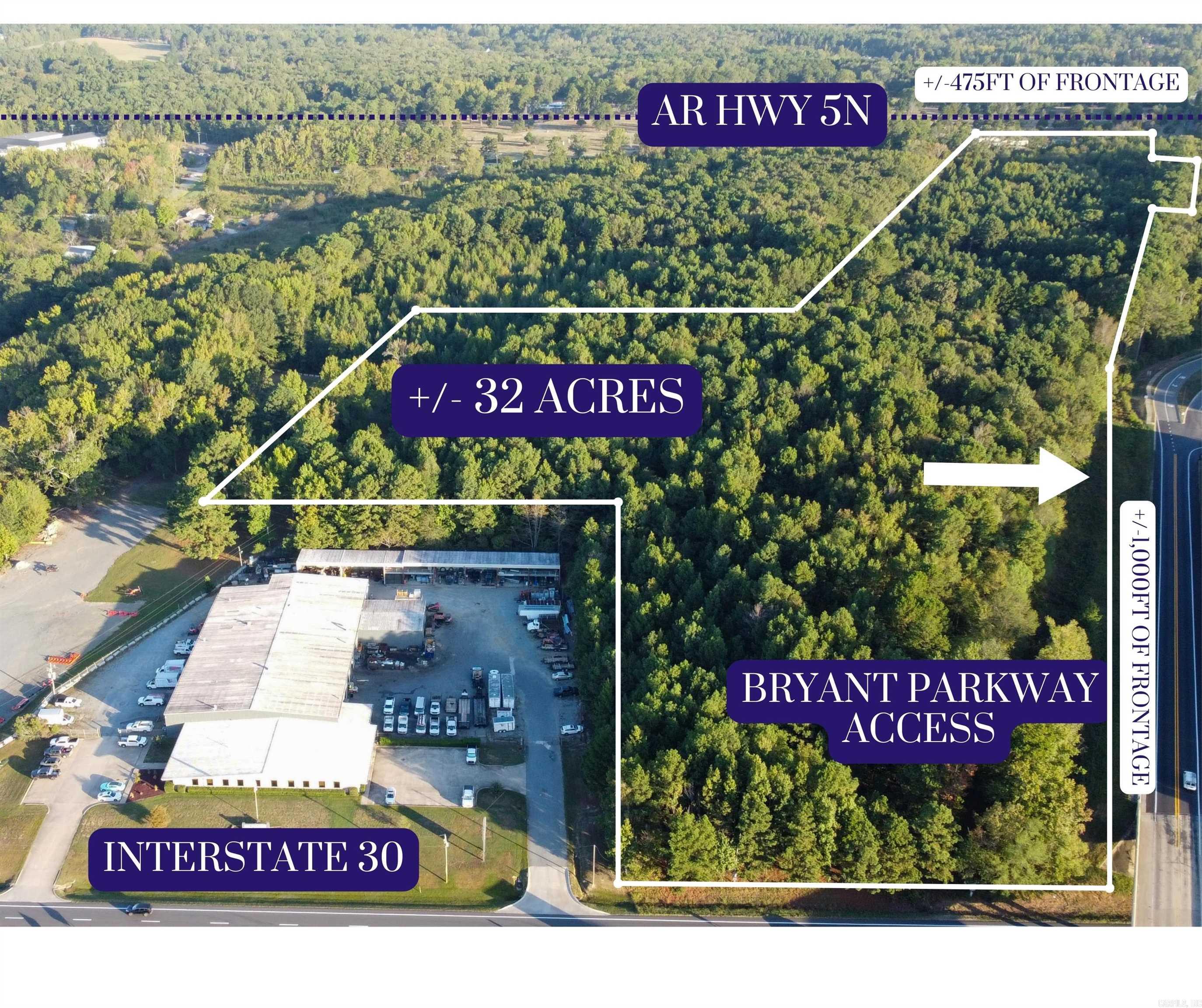 32-acres Bryant Parkway, I30 And Hwy 5 Property Photo 2