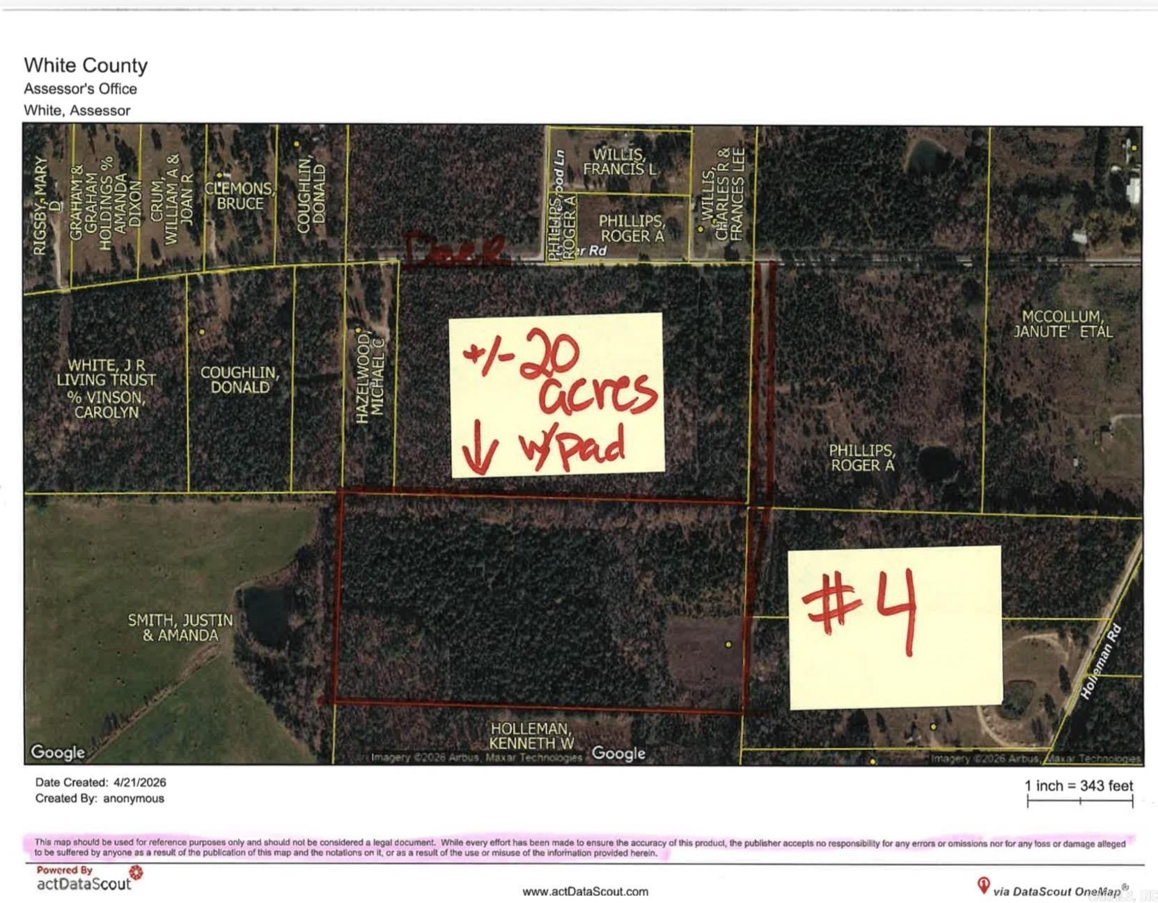 #4 = 20 Acres Off Deer Road Property Photo 1