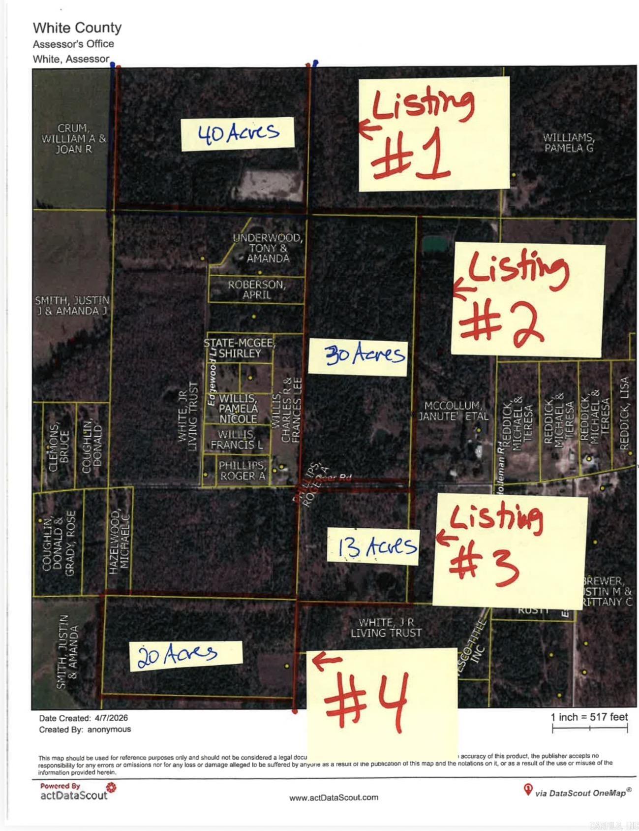 #4 = 20 Acres Off Deer Road Property Photo 2
