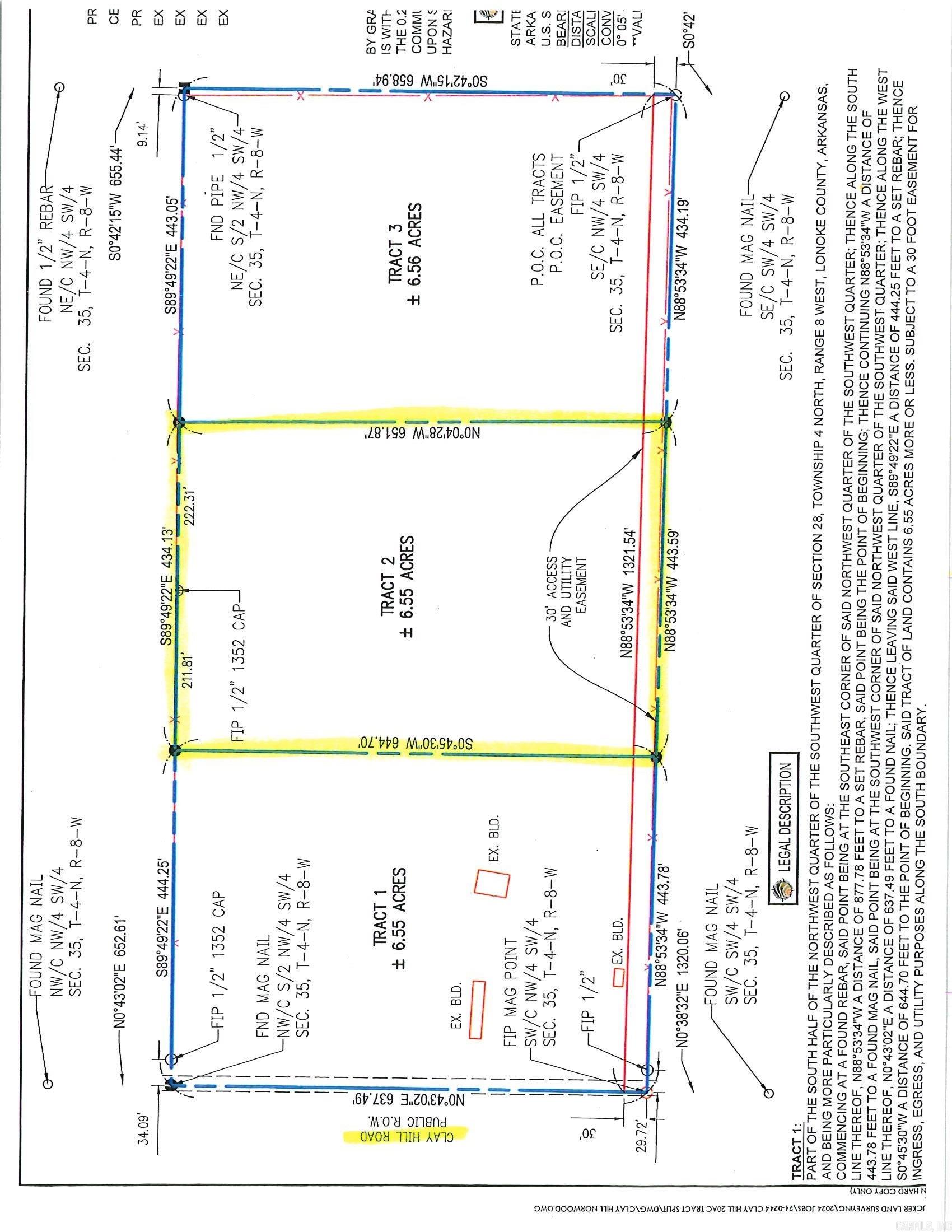 0000 Clay Hill Tract 2 Road Property Photo 1