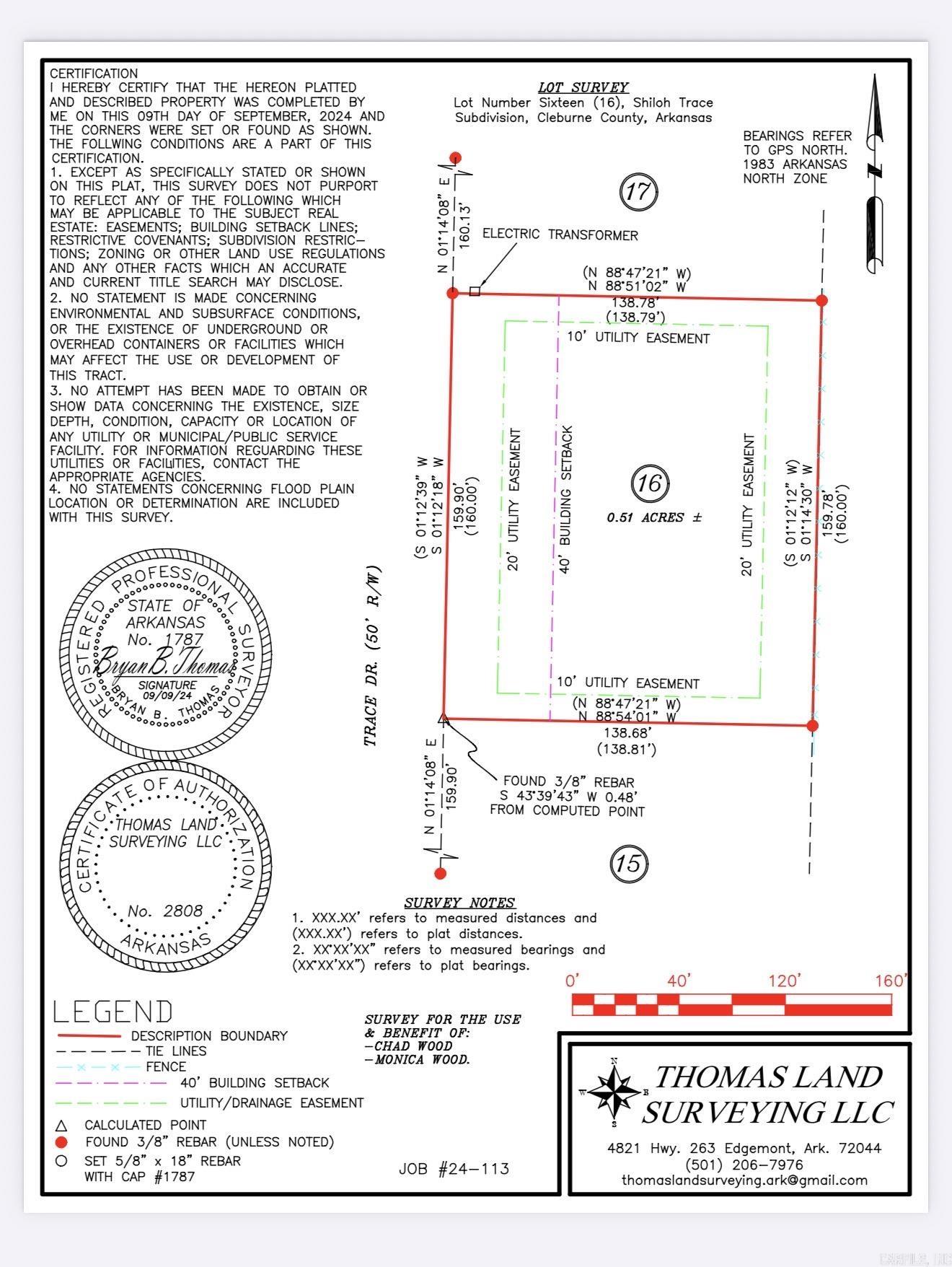 Lot 16 Trace Dr. Property Photo 3