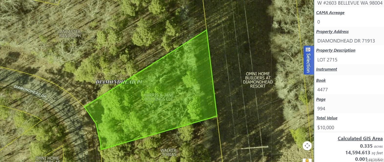 Lot 2715 Diamondhead Drive Property Photo 2