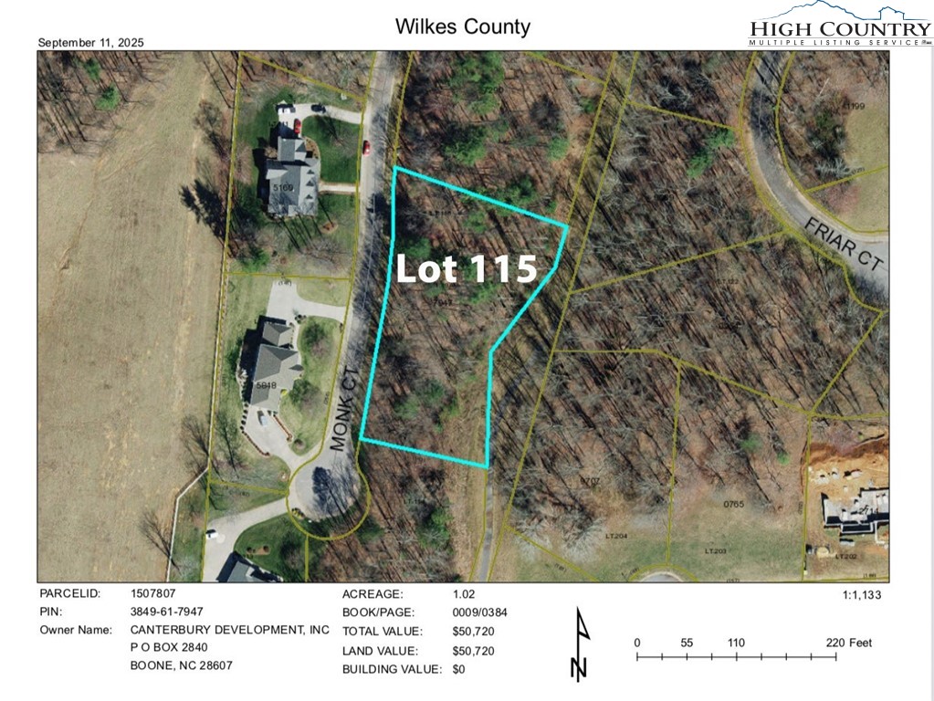 Lot 115 207 Monk Court Property Photo 2