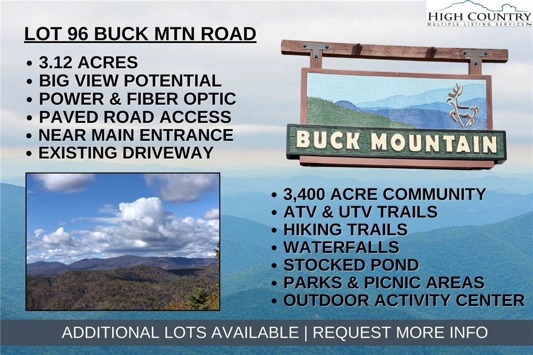 Lot 96 Buck Mountain Road Property Photo 1
