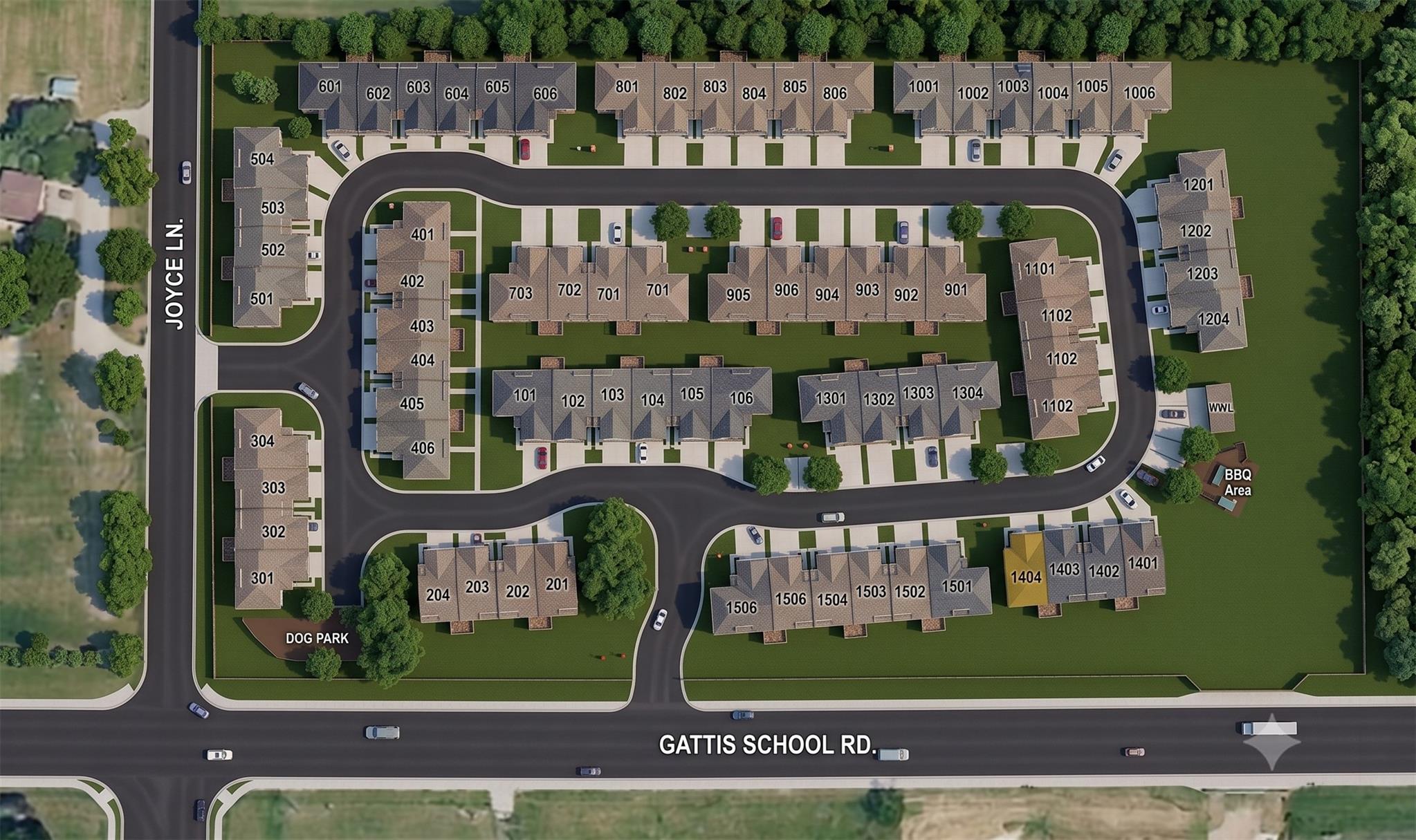 2600 Gattis School - A Rd #301-1006