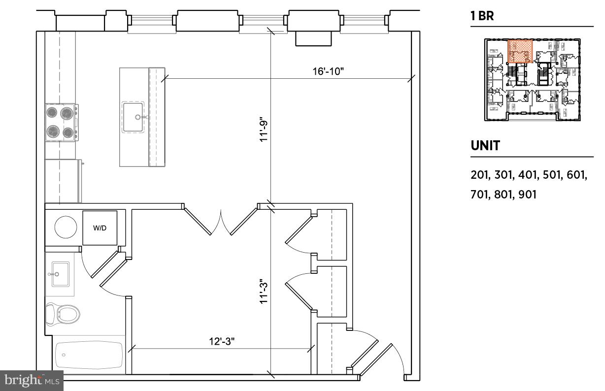 301 N Charles St #1br Property Photo 34