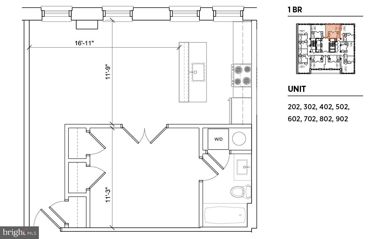 301 N Charles St #1br Property Photo 35
