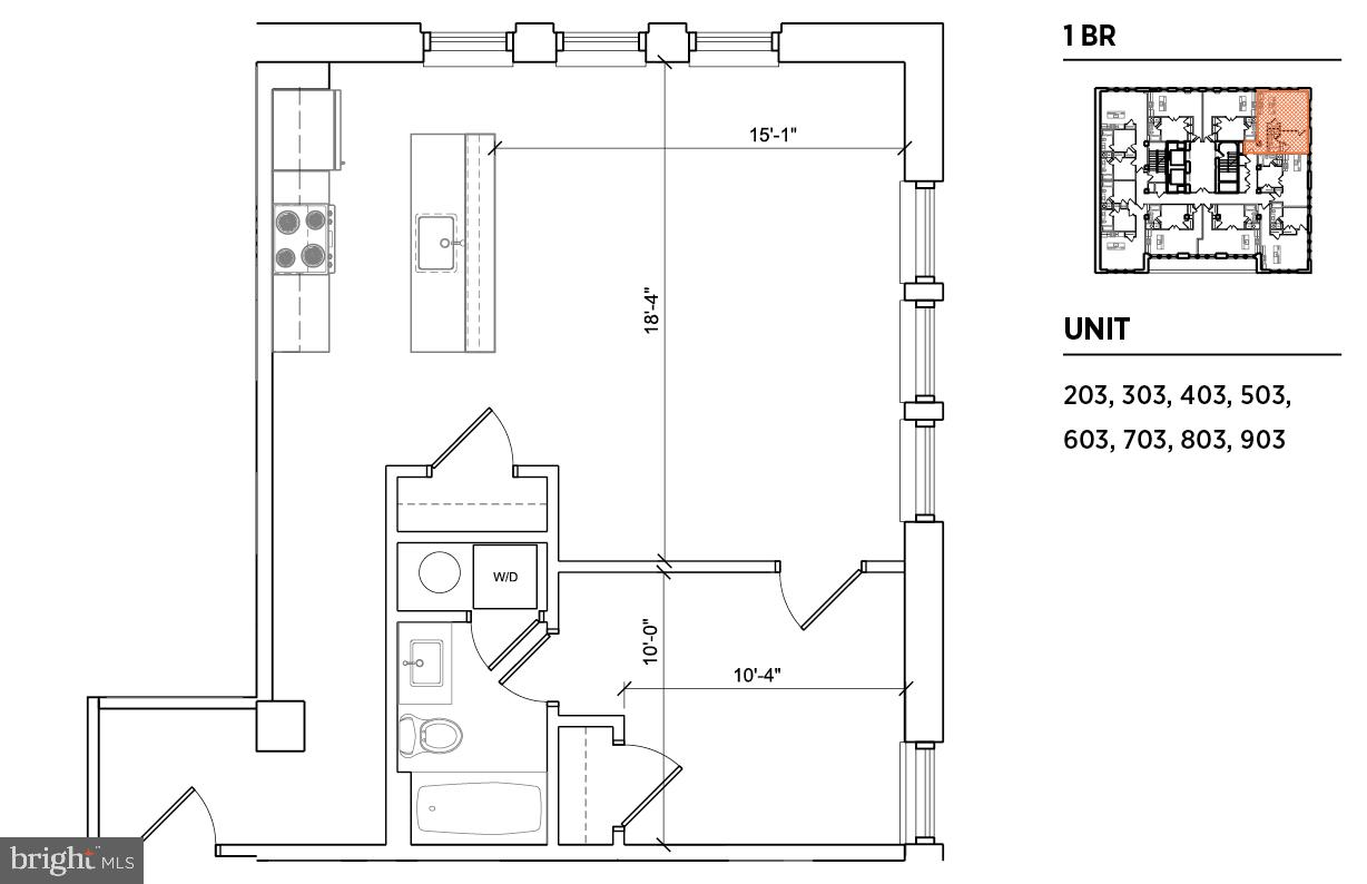 301 N Charles St #1br Property Photo 36