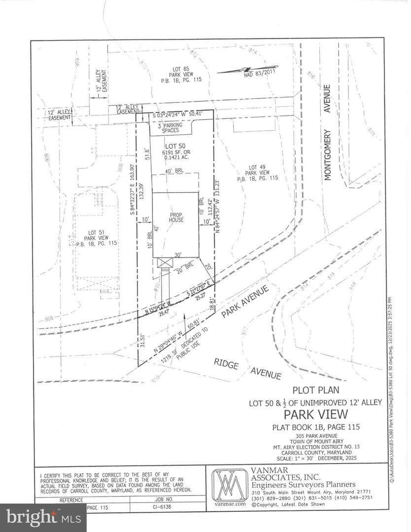 LOT 50 PARK AVE