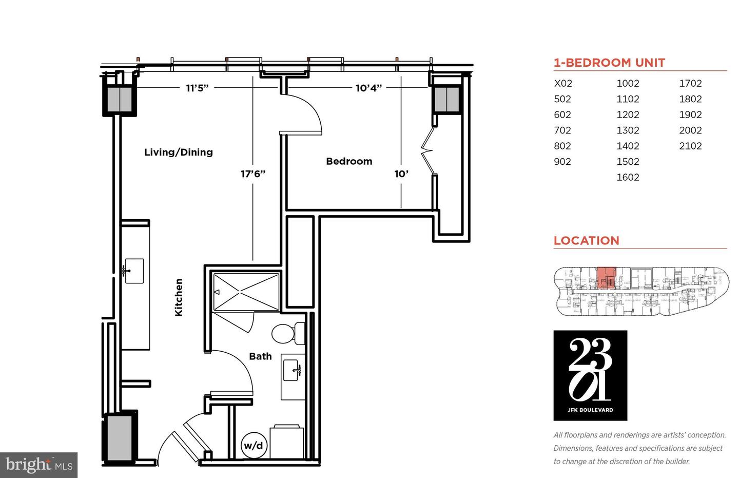 2301-61 John F Kennedy Blvd #502 Property Photo 7