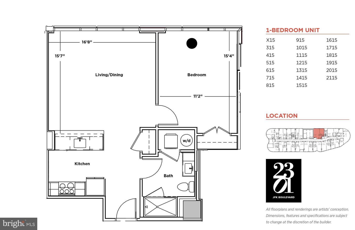 2301-61 John F Kennedy Blvd #1815 Property Photo 8