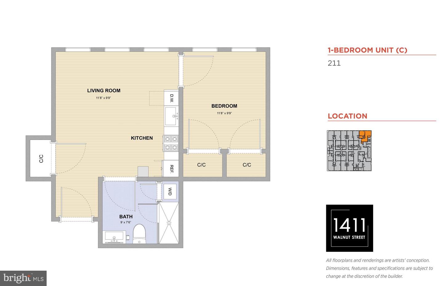1411-6 Walnut St #211 Property Photo 24
