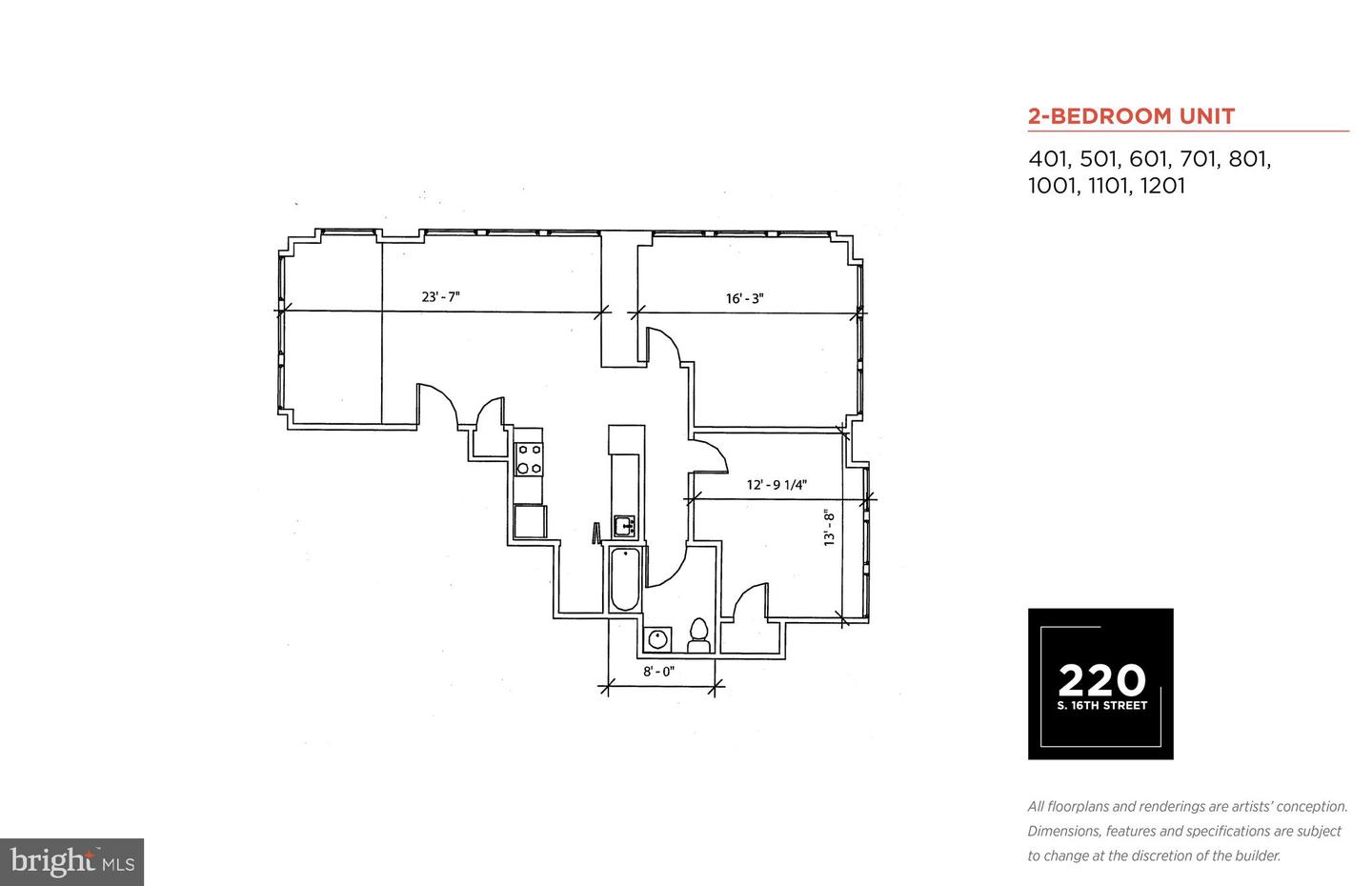 220-1 S 16th St #601 Property Photo 19