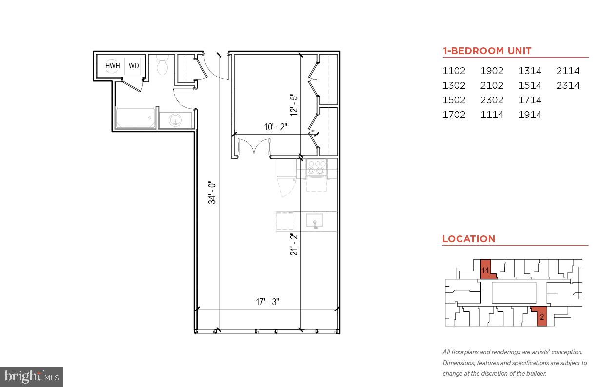 200 N 16th St #2106 Property Photo 43