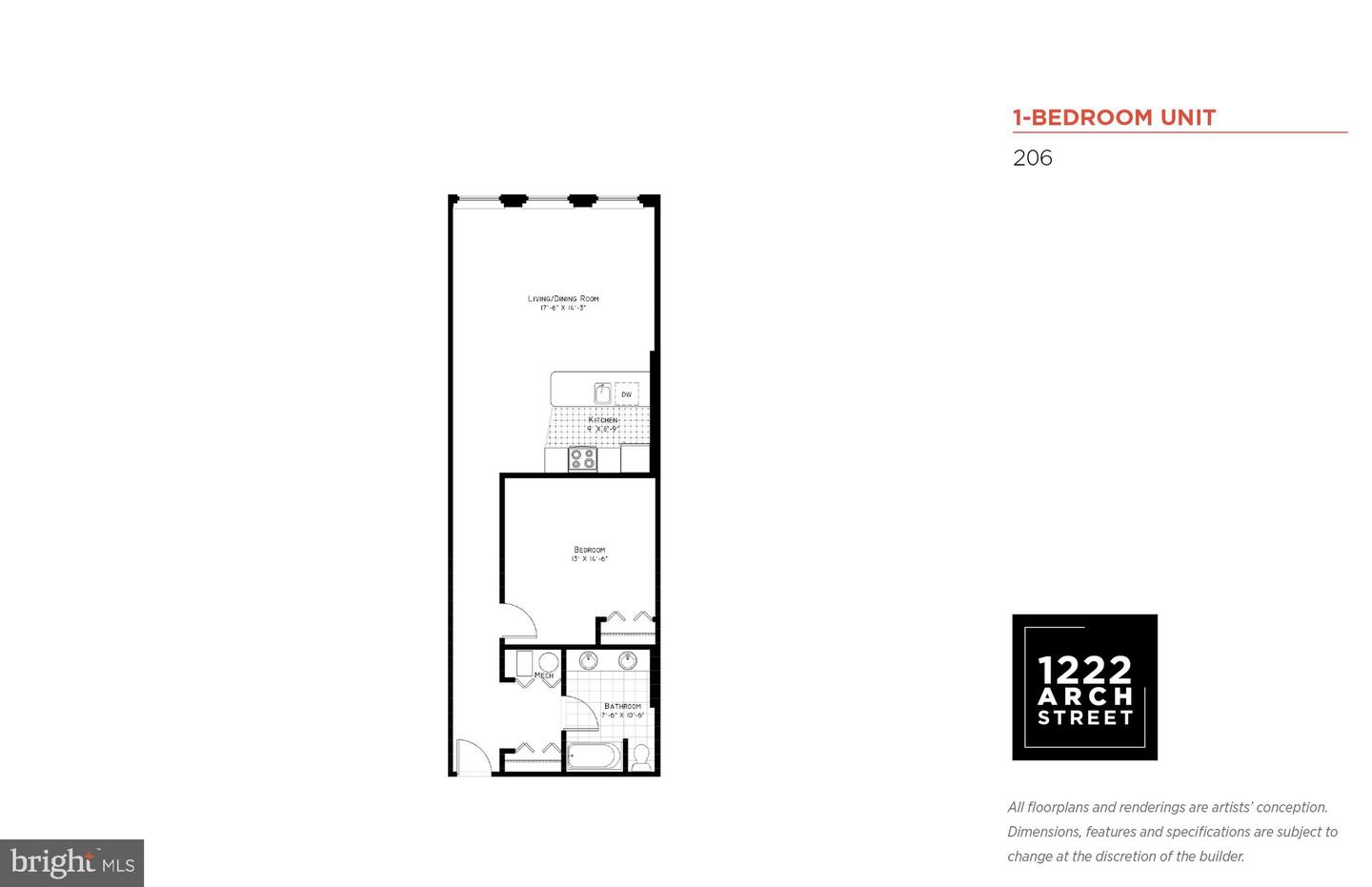1222-26 Arch St #309 Property Photo 16