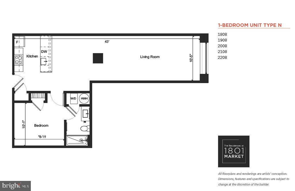 1801 Market St #1804 Property Photo 16