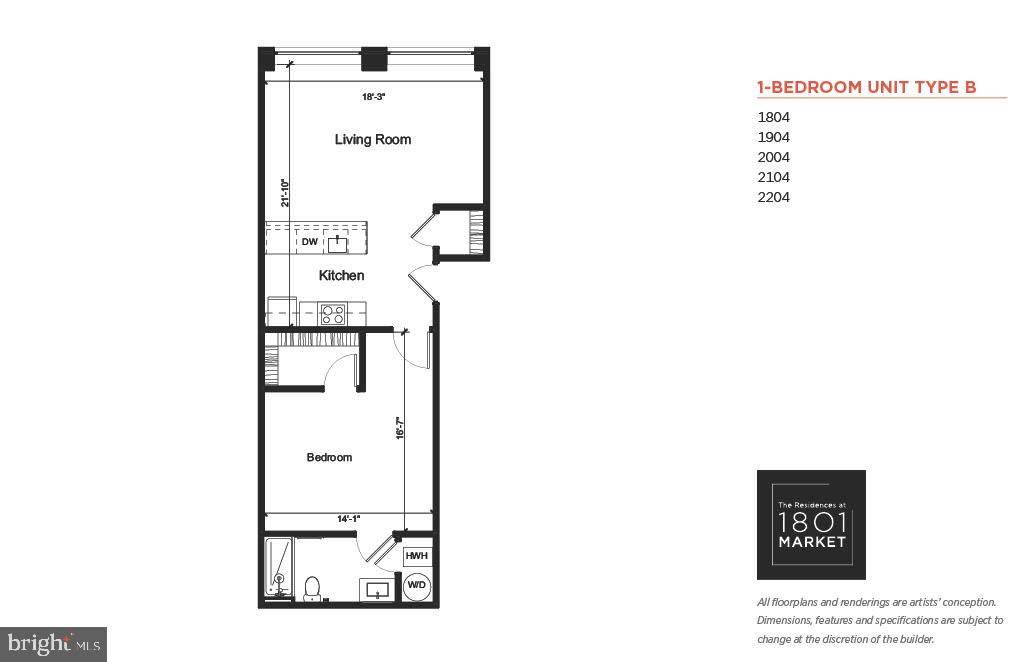 1801 Market St #1804 Property Photo 19