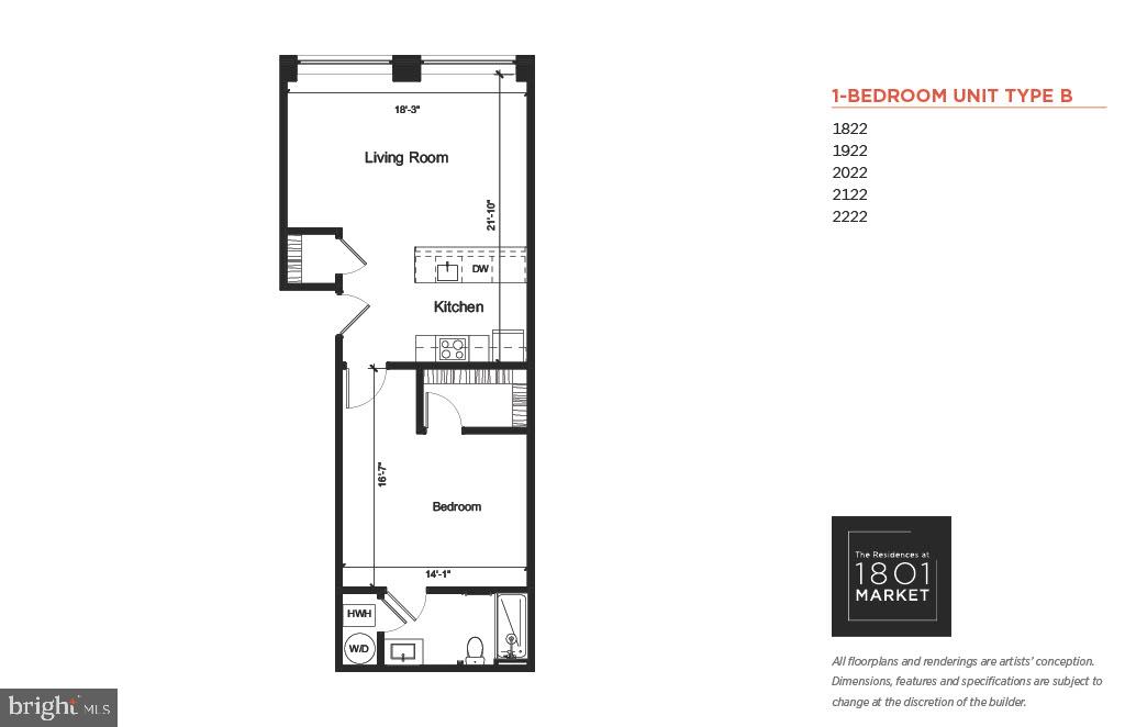 1801 Market St #1804 Property Photo 20