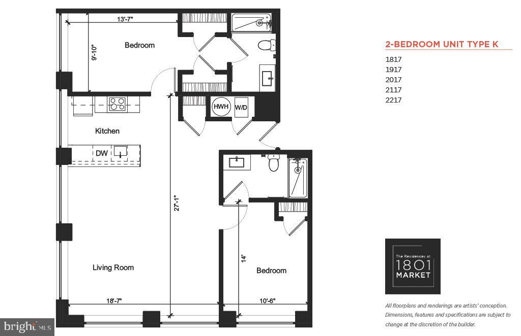1801 Market St #1709 Property Photo 15