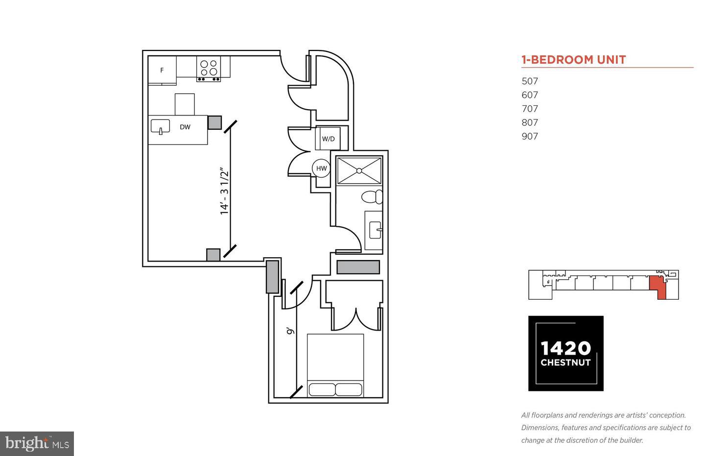 1420-22 Chestnut St #607 Property Photo 34