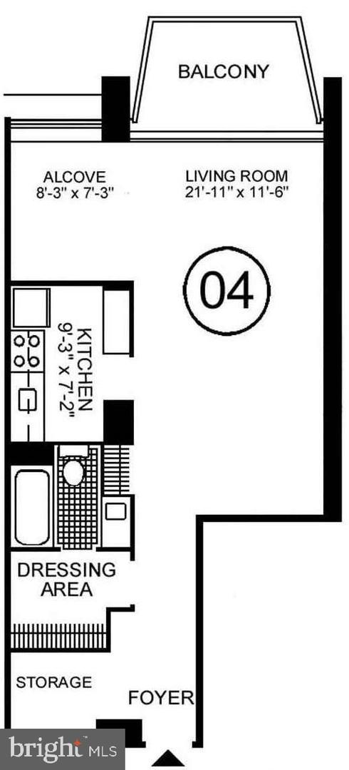 604 S WASHINGTON SQ #1704 Property Photo 1