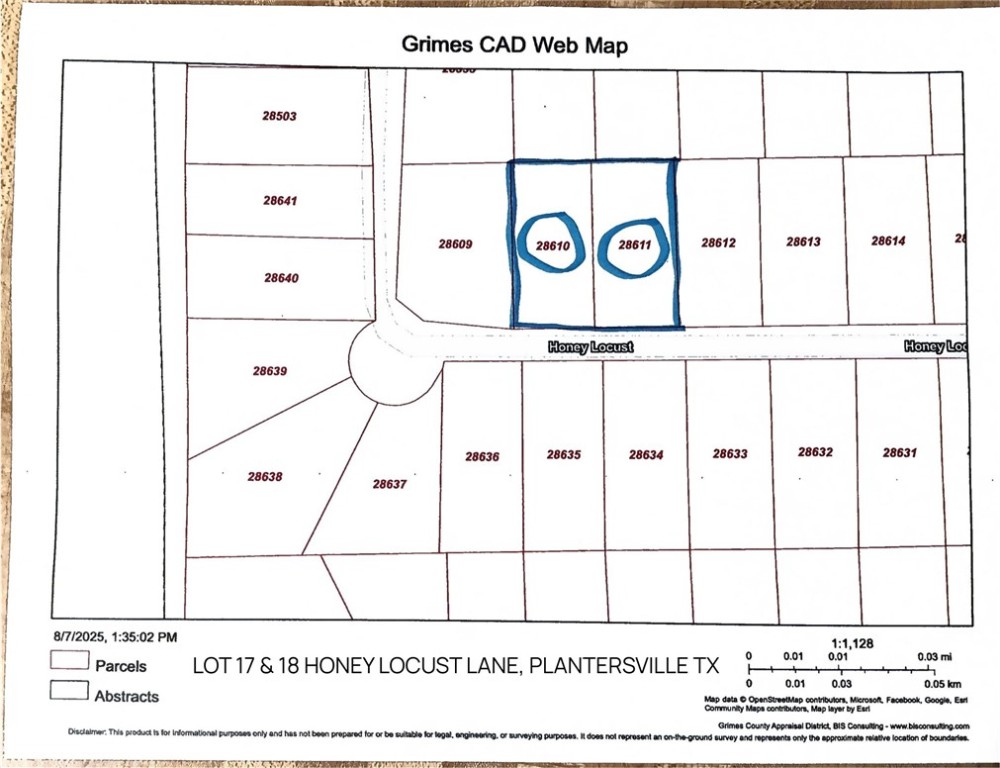 LOT 17 & 18 Honey Locust Lane NA