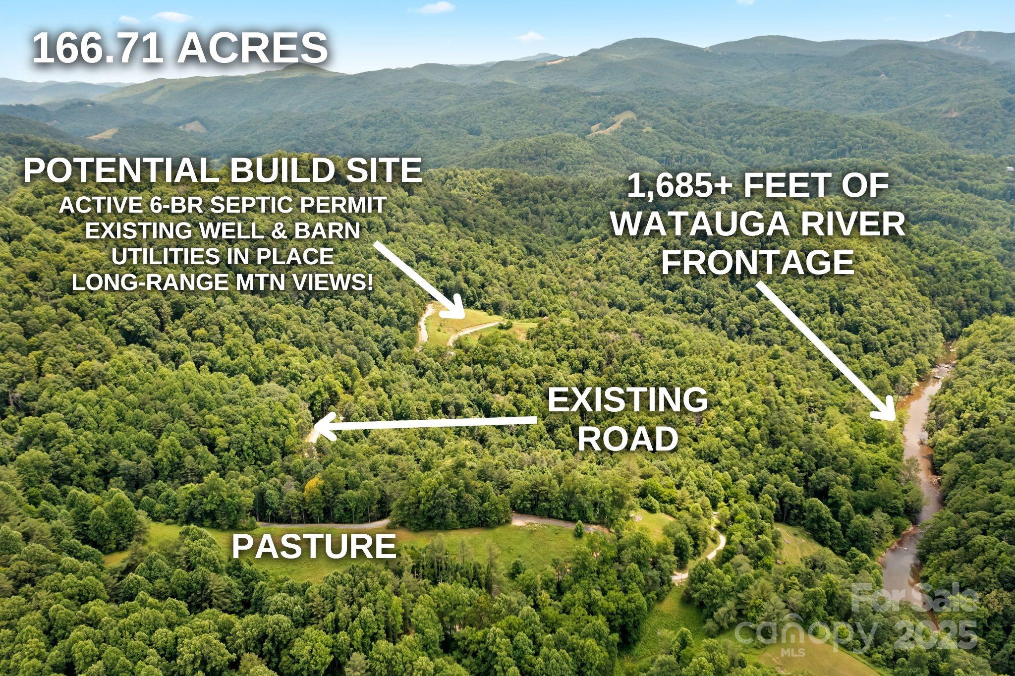 166+ Acres Lower Rush Branch Road Property Photo