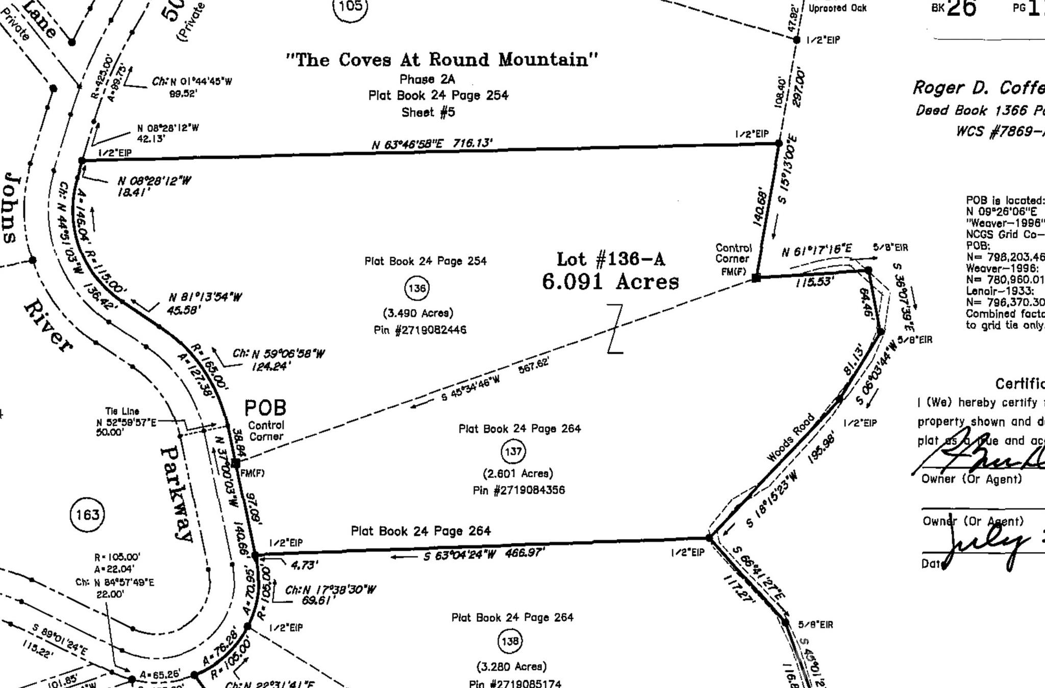 6.09 Acres, Lot 136/137 Johns Ridge Parkway 136/137 Property Photo 7