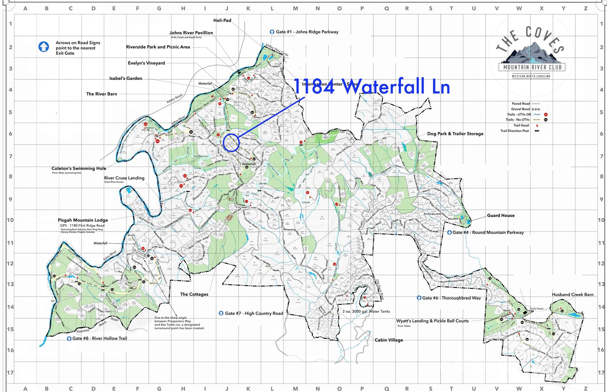 1.4 Acres, 1184 Waterfall Lane Lot 235 Property Photo