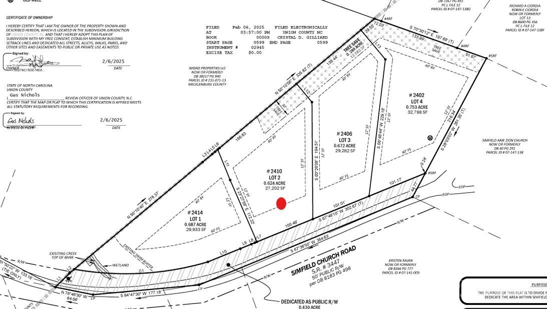 2410 Simfield Church Road Property Photo