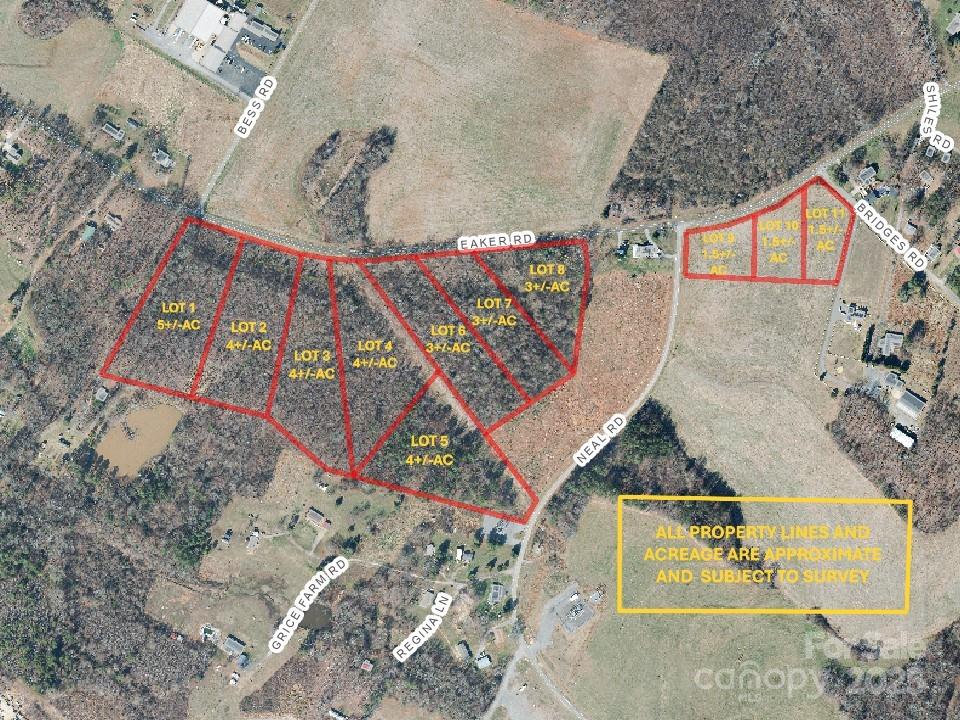 4.58+/-AC Eaker Road LOT 4 Property Photo 1