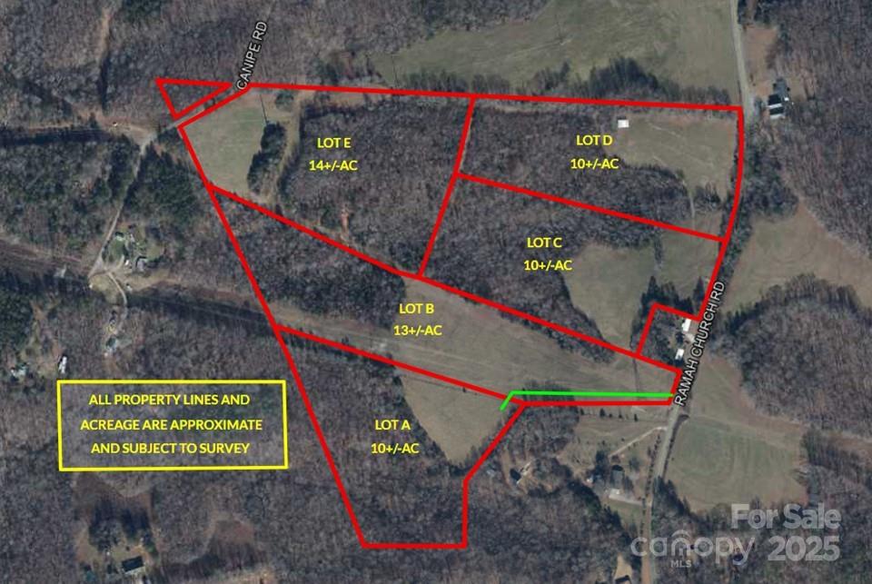 14+/-ac Canipe Road Lot E Property Photo 1