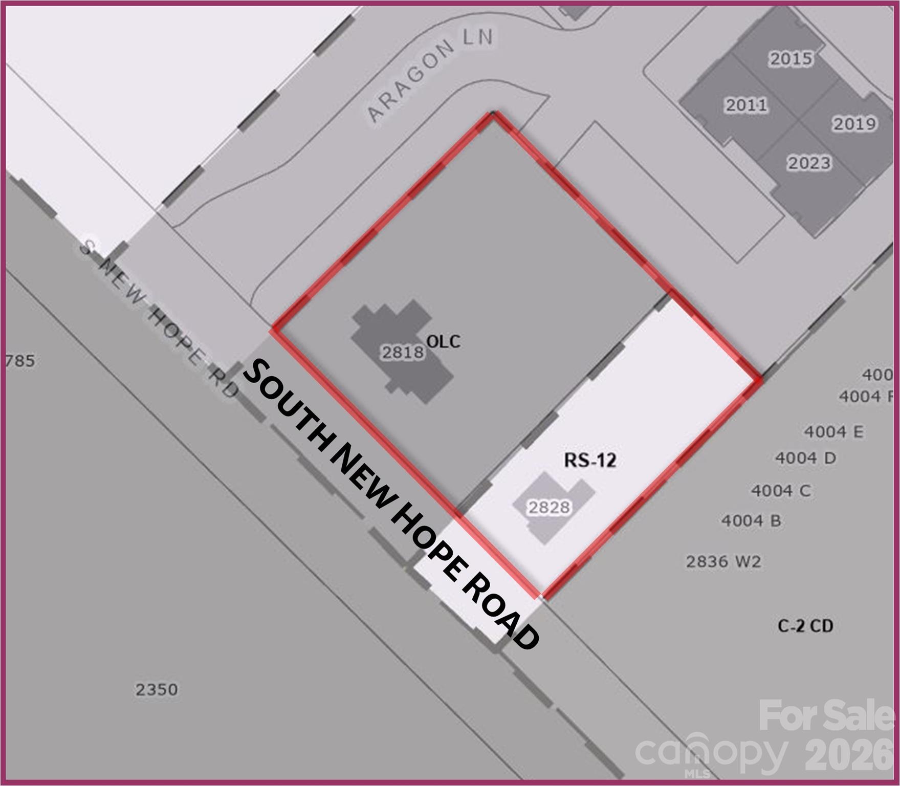 2818 & 2828 S New Hope Road Property Photo 1