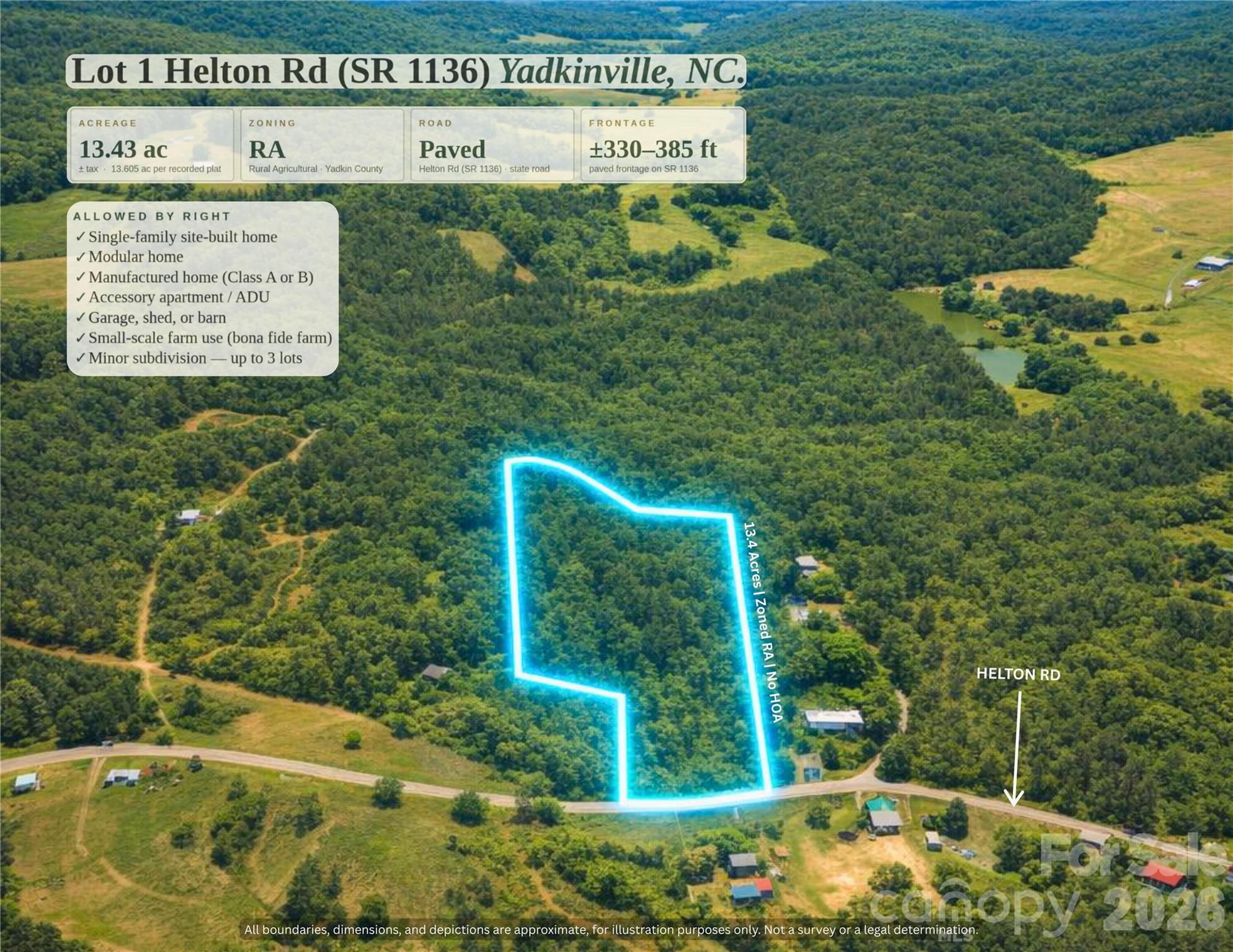 00-00 Helton Road Lot # 1 Property Photo 1
