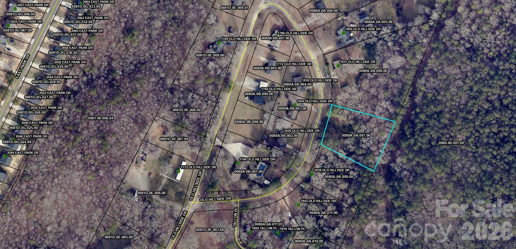 .83 Acres Old Hillside Drive Property Photo 2