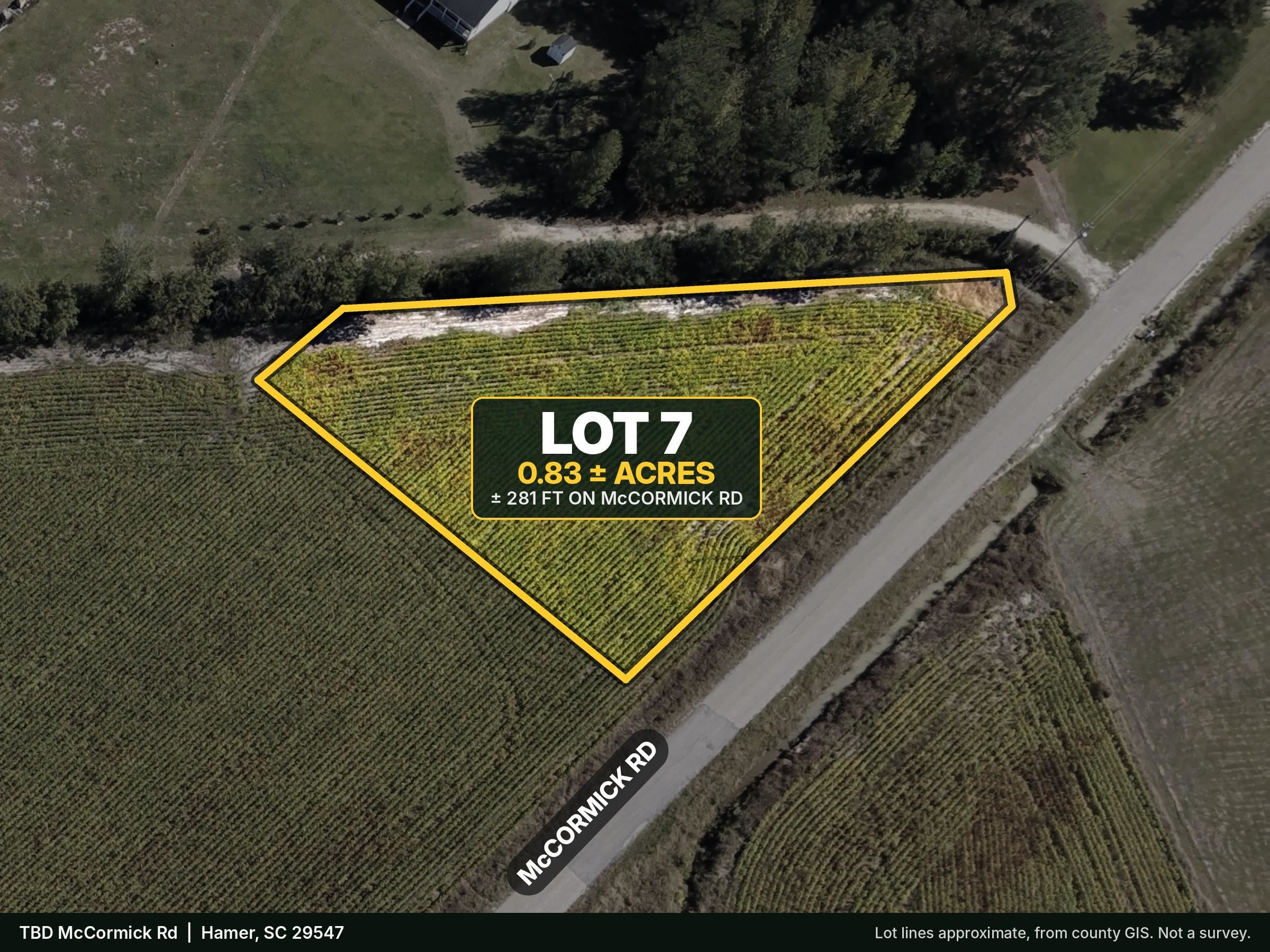 TBD McCormick Rd. Property Photo 1