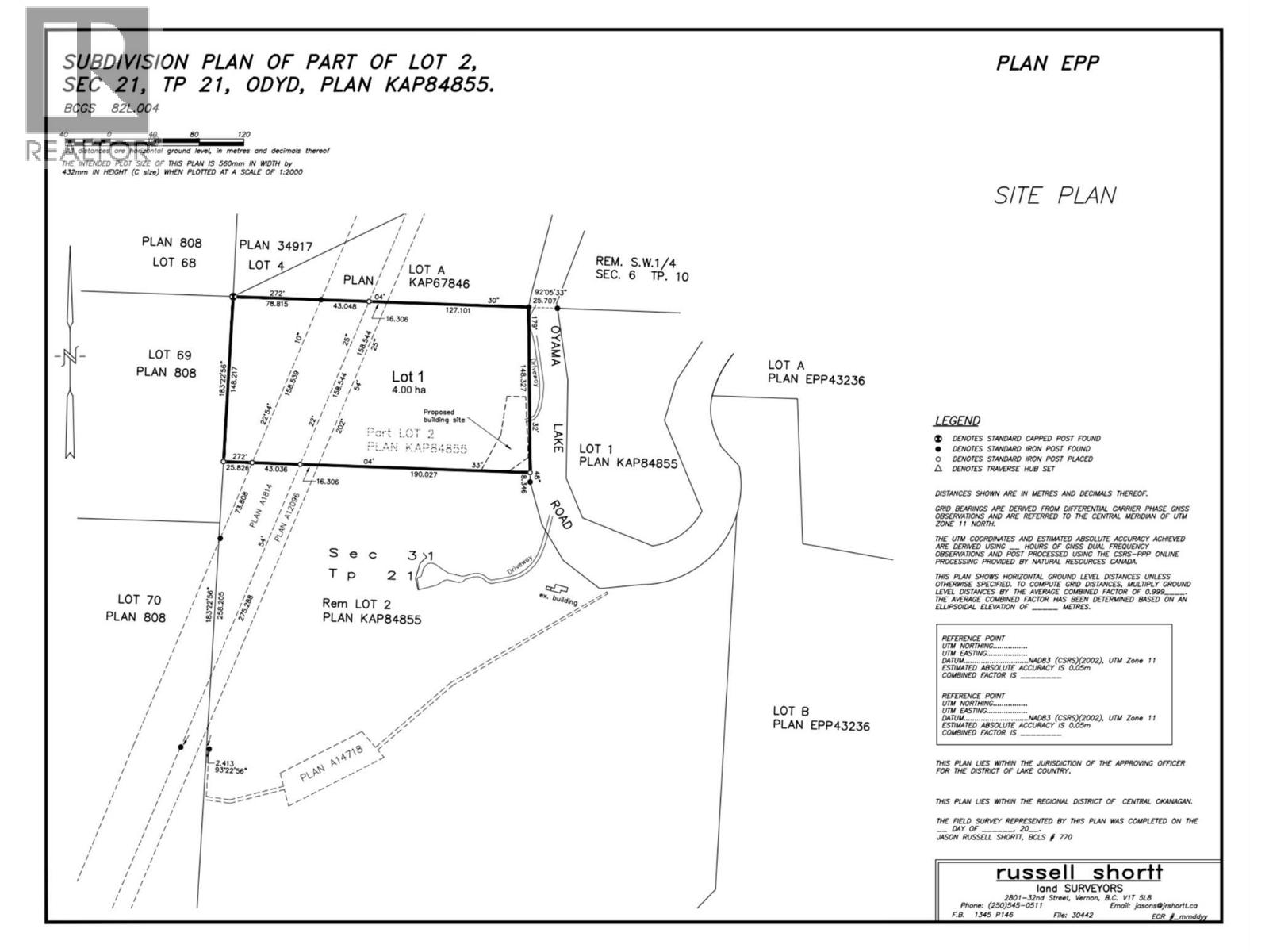 Proposed Lot 1 From 5617 Oyama Lake Road Property Photo 28