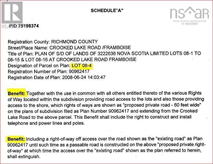 Lot 08-4 Crooked Lake Road Property Photo 8