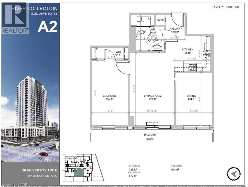 20 UNIVERSITY Avenue E Unit# 702 Property Photo 1