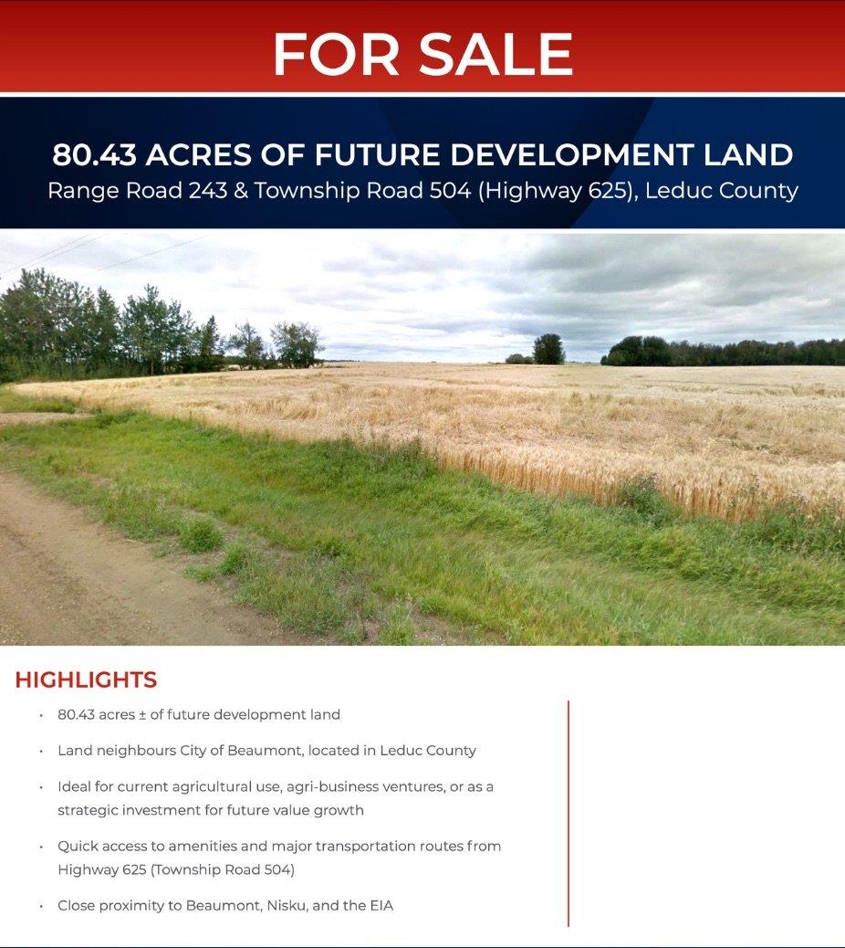 Range Road 243 & Township 504 (highway 625) Property Photo 1