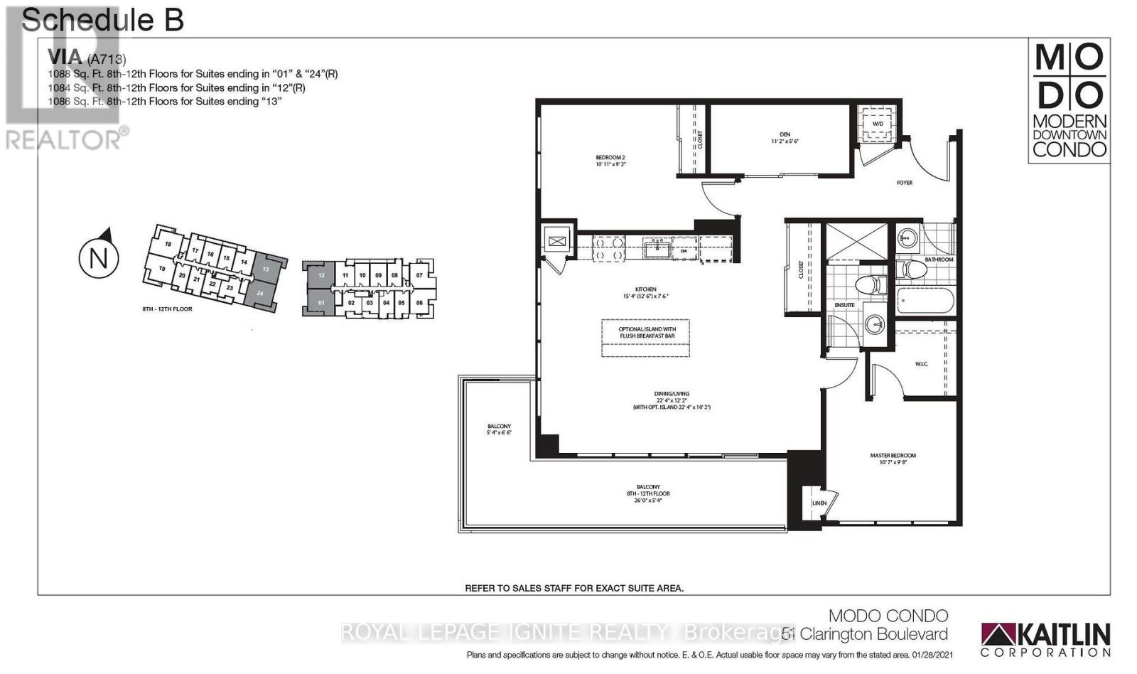 1212 - 51 Clarington Boulevard Property Photo 19