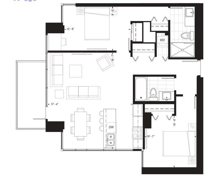 #1601 10180 103 St Nw Property Photo 6