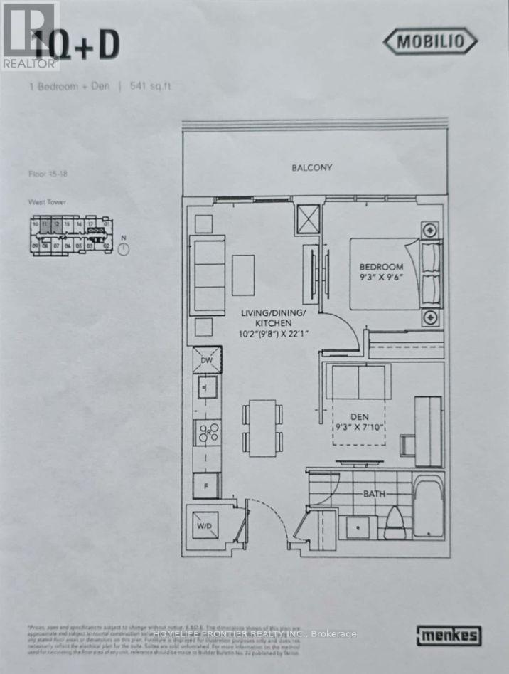 1712 - 38 Honeycrisp Crescent Property Photo 25