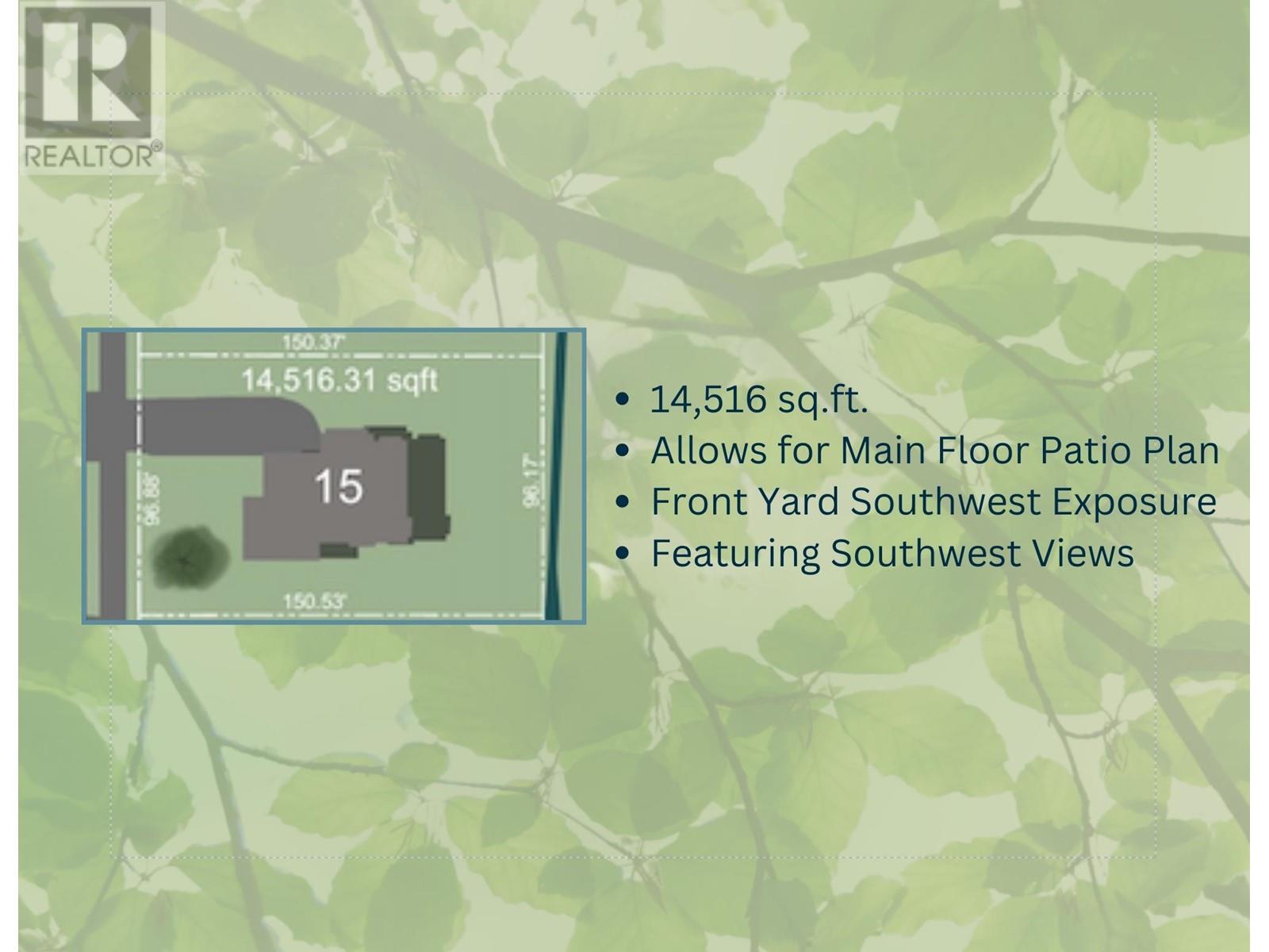 Lot 15-2307 Sunnyside Road Property Photo 5